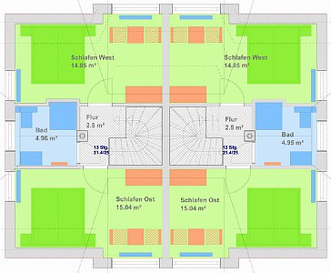 Grundriss Obergeschoß