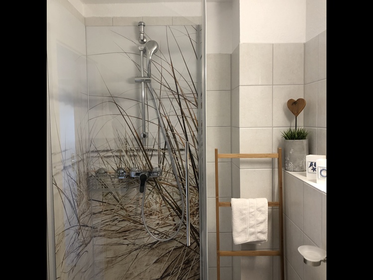 Badezimmer, Teilansicht Dusche