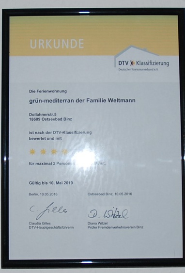 DTV Klassifizierung gültig bis 2019