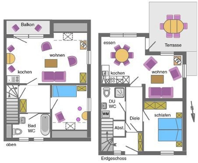 Der Grundriss für einen ersten Überblick....