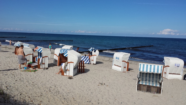 Strandkörbe in Börgerende