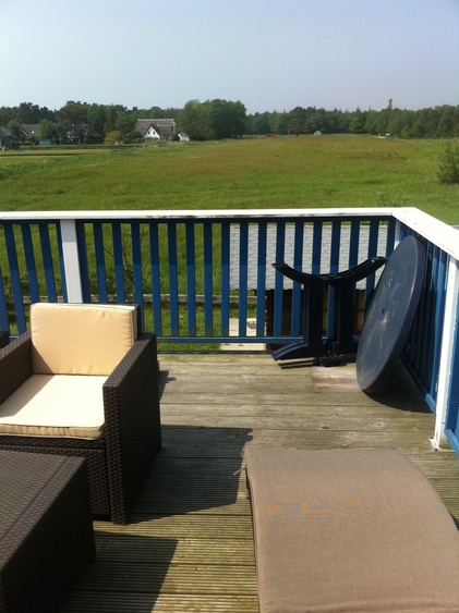 Ein Teil von der oberen Terrasse