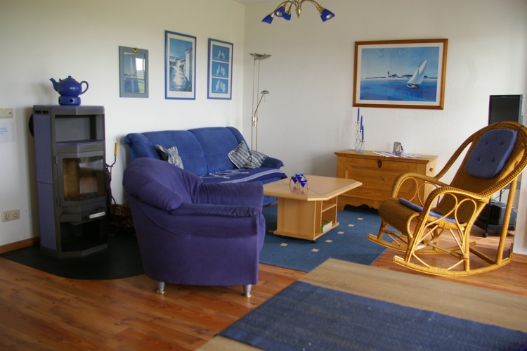 Wohnzimmer mit Schlafcouch