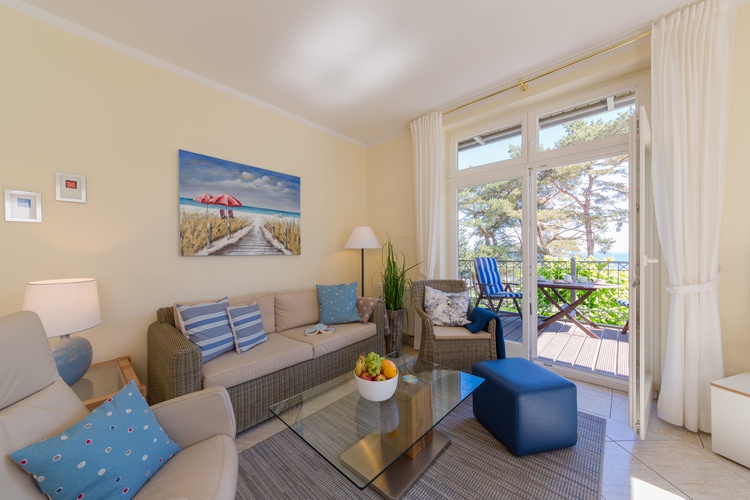 Meerblick vom Wohnbereich