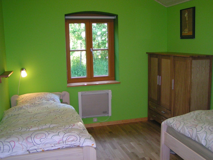 'grünes Zimmer' mit 2 Einzelbetten
