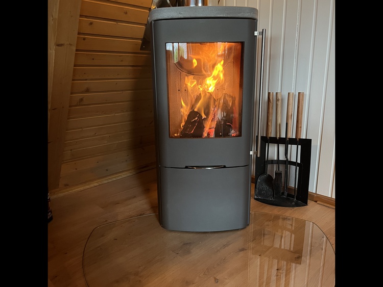 ...gemütlicher Dänischer Kaminofen