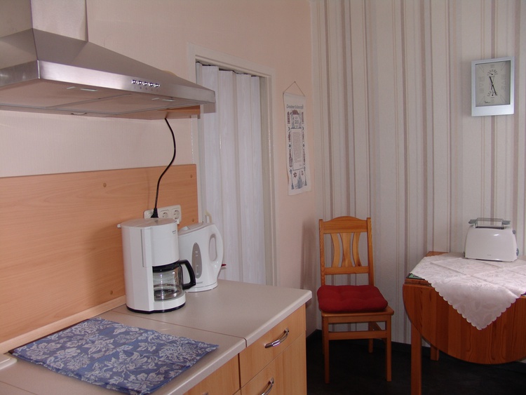 Die moderne Küche mit Essgelegenheit bietet (fast) alle Möglichkeiten für kulinarische Genüsse.