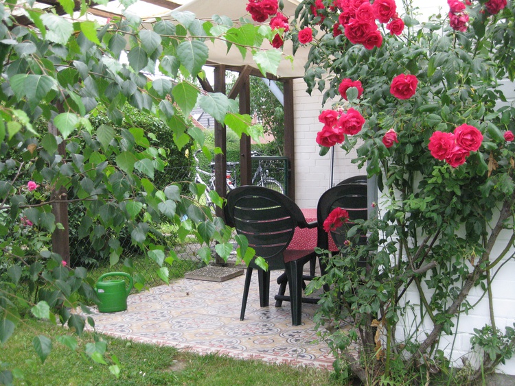 Terrasse vor der Küche