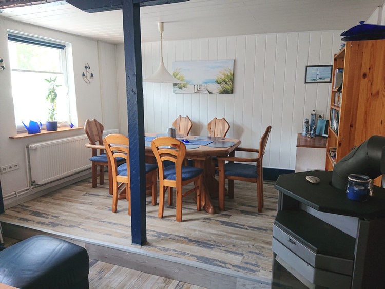 Essbereich im Wohnzimmer