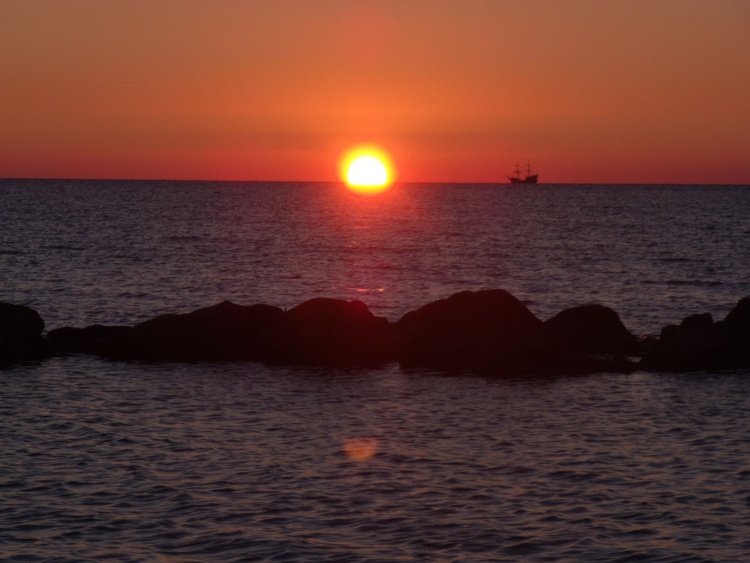Darlowo bietet so manchen unvergleichlichen Sonnenuntergang