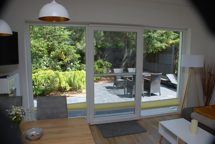 Blick auf die Terrasse