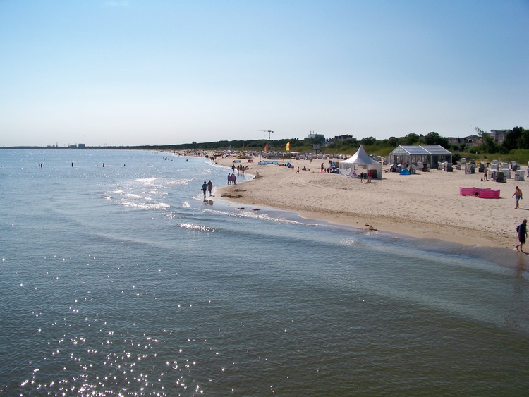 Strand im Ostseebad Heringsdorf