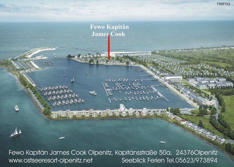 Ostseeresort Olpenitz, Fewo Kapitän James Cook Olpenitz, allergikerfreundlich, Wasserbett,
