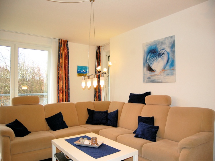 große Sofalandschaft für die ganze Familie