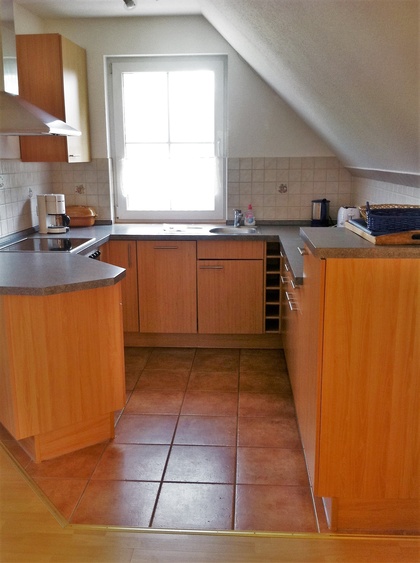 Die Küche oben