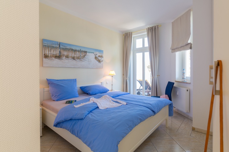 Schlafzimmer mit Meerblick