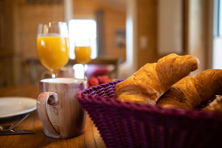 Frühstück mit eigenem "Strandhaus"-Honig. Lecker!