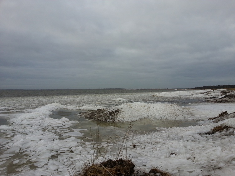 Im Winter sind Spaziergänge am gefrorenen Bodden ein faszinierendes Erlebnis.