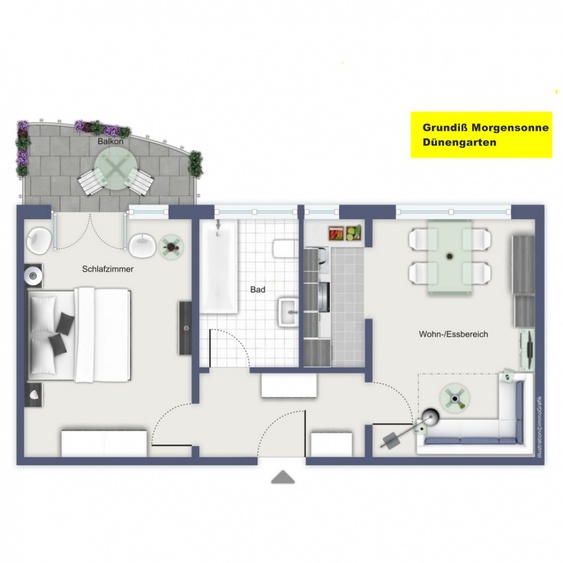 Grundriß "Morgensonne"
