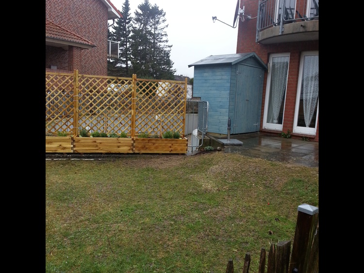 eingezäunter Garten