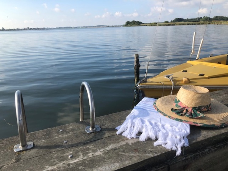 privates Ufer mit Badezugang