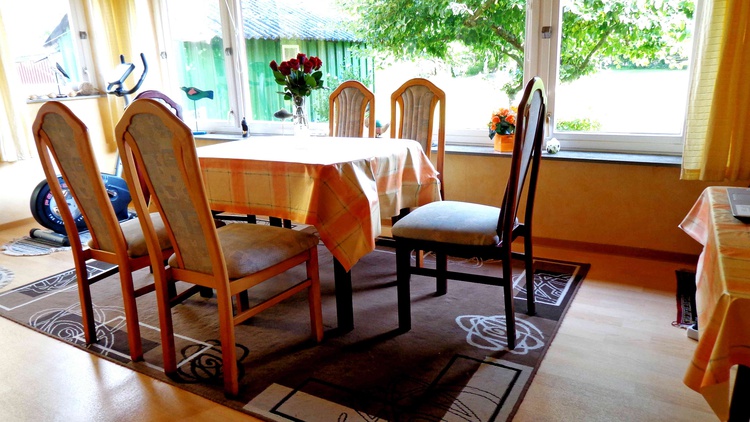 Wintergarten=Esszimmer