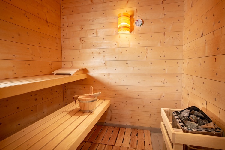Sauna im Reederhaus. Sauna im Reederhaus.