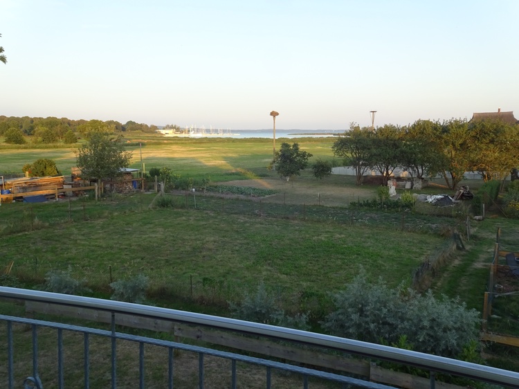 Achterwasserblick vom Balkon Achterwasserblick vom Balkon