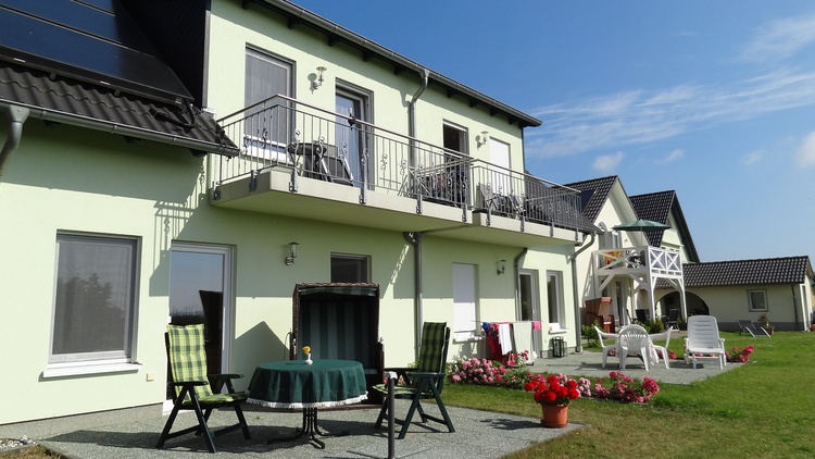 Rückfront zum Achterwasser Rückfront zum Achterwasser