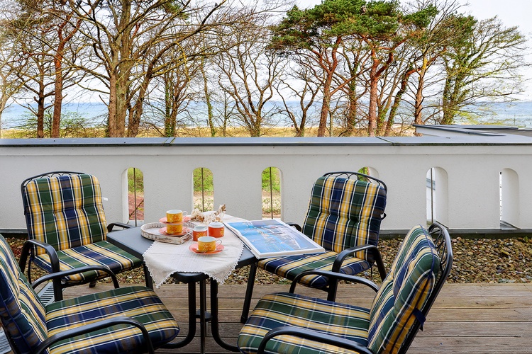 Balkon / Terrasse Blick zur Ostsee Balkon / Terrasse Blick zur Ostsee