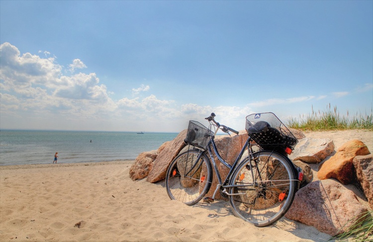 Der Strand von Pelzerhaken. Der Strand von Pelzerhaken.