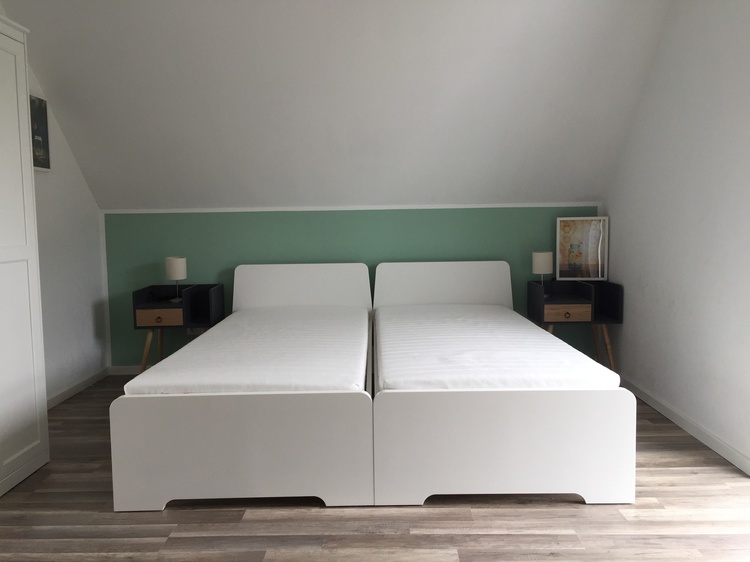Schlafzimmer 2 - Boddenhus Loissin App. Seeblick Schlafzimmer 2 - Boddenhus Loissin App. Seeblick