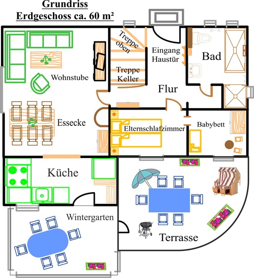 Grundriss Erdgeschoss Grundriss Erdgeschoss