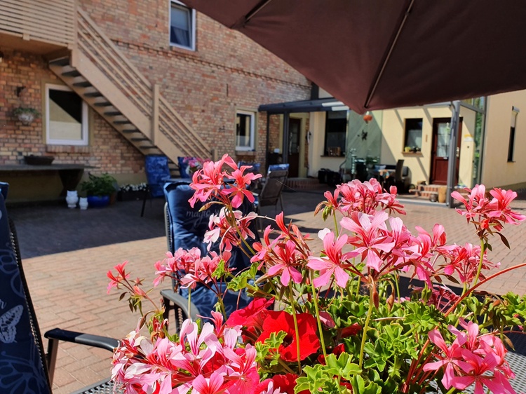 Eingang im Innenhof