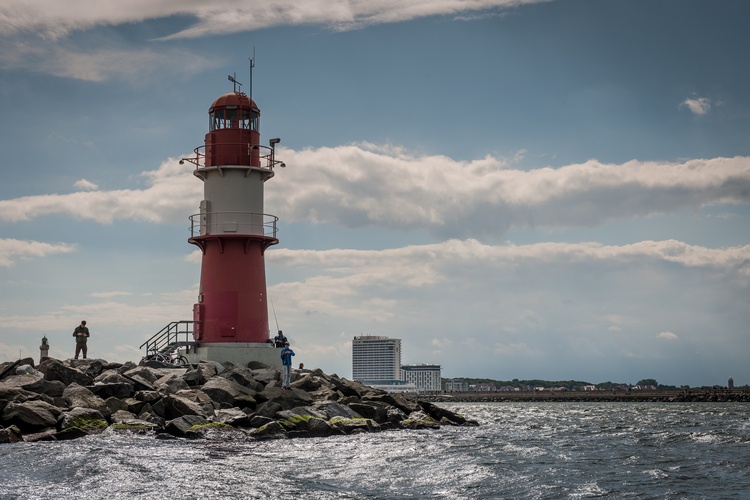 Leuchtturm in Warnemünde Leuchtturm in Warnemünde