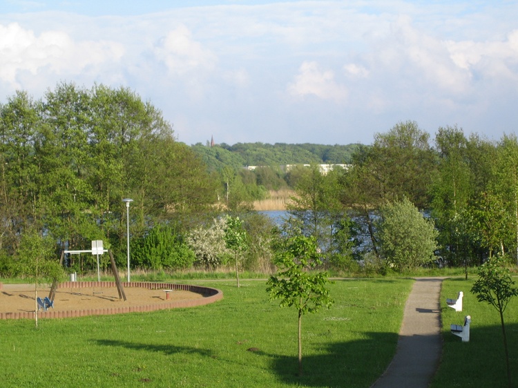 Blick vom Balkon